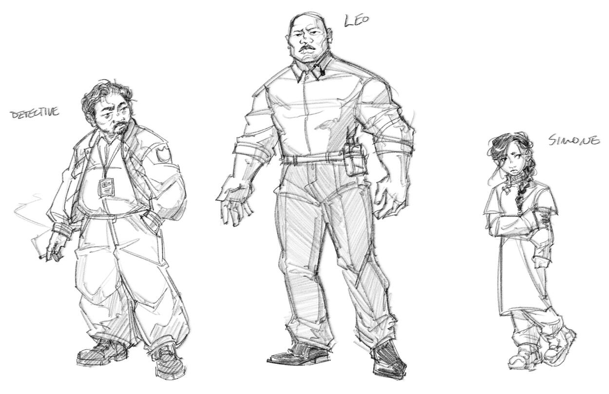 Early Character Concepts - "Dark Heavens" Polish Project (2025)