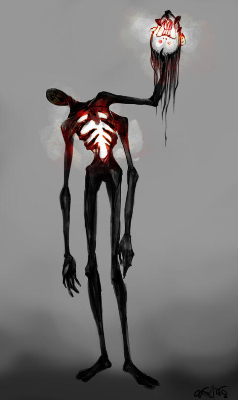 The Withered One - Horror Game Concept Art (2024)