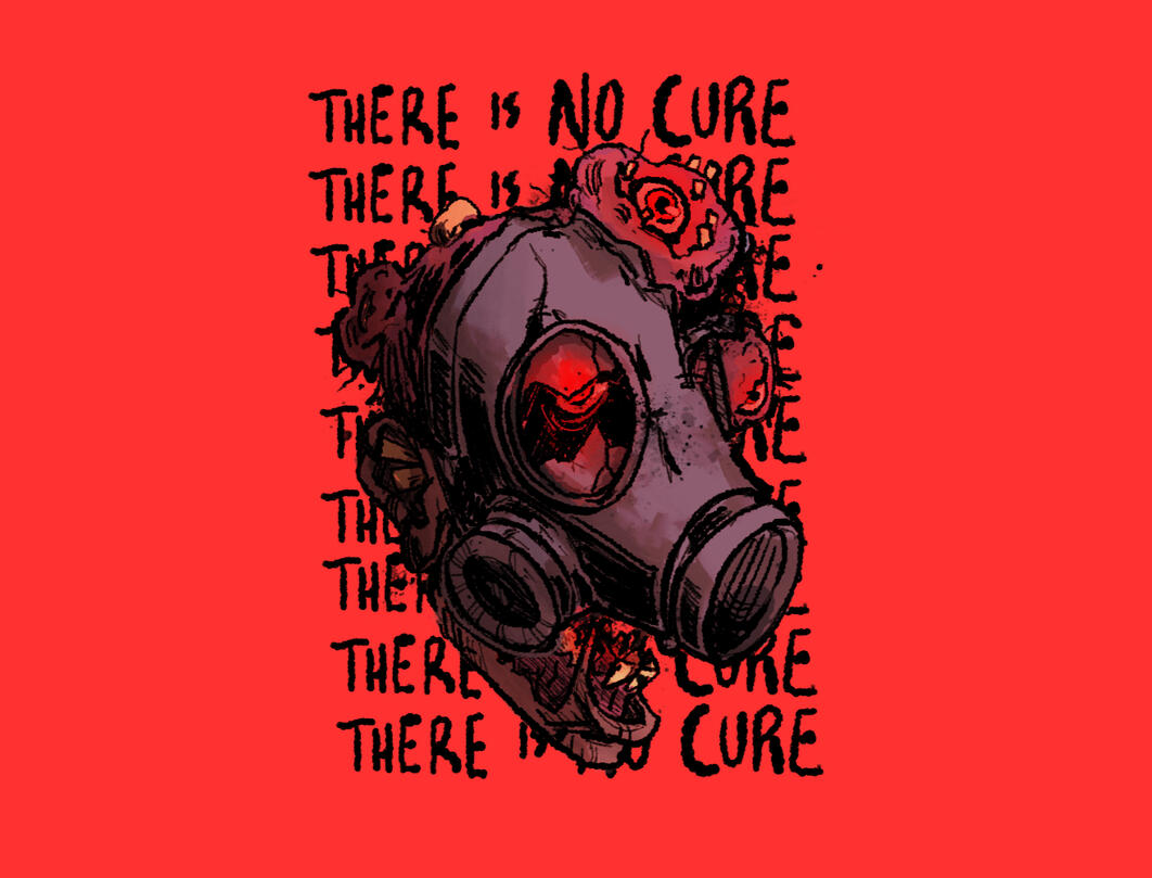 "There Is No Cure" - Indie Game Poster Art (2026)